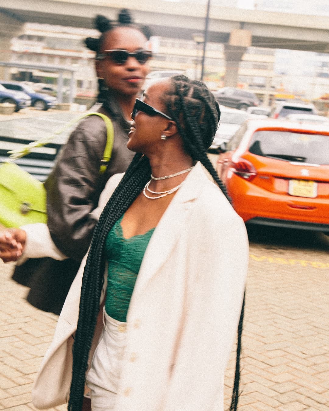 Confident customer in MAMY eyewear
