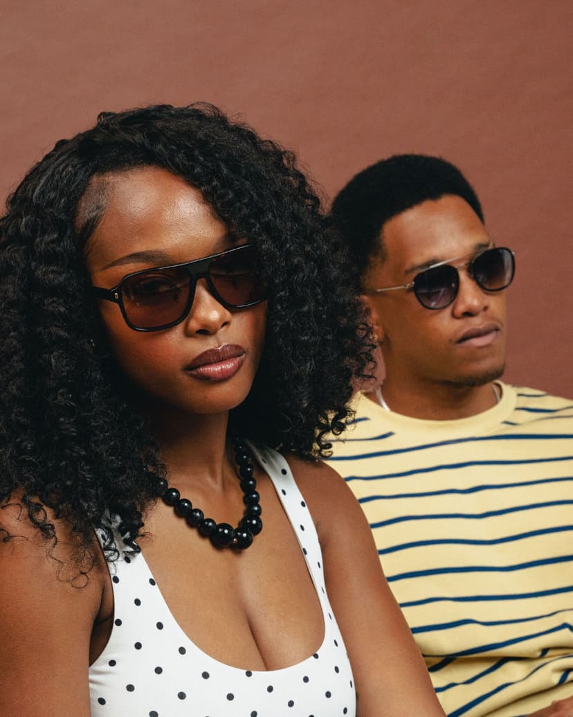 Fashion influencer in sunglasses