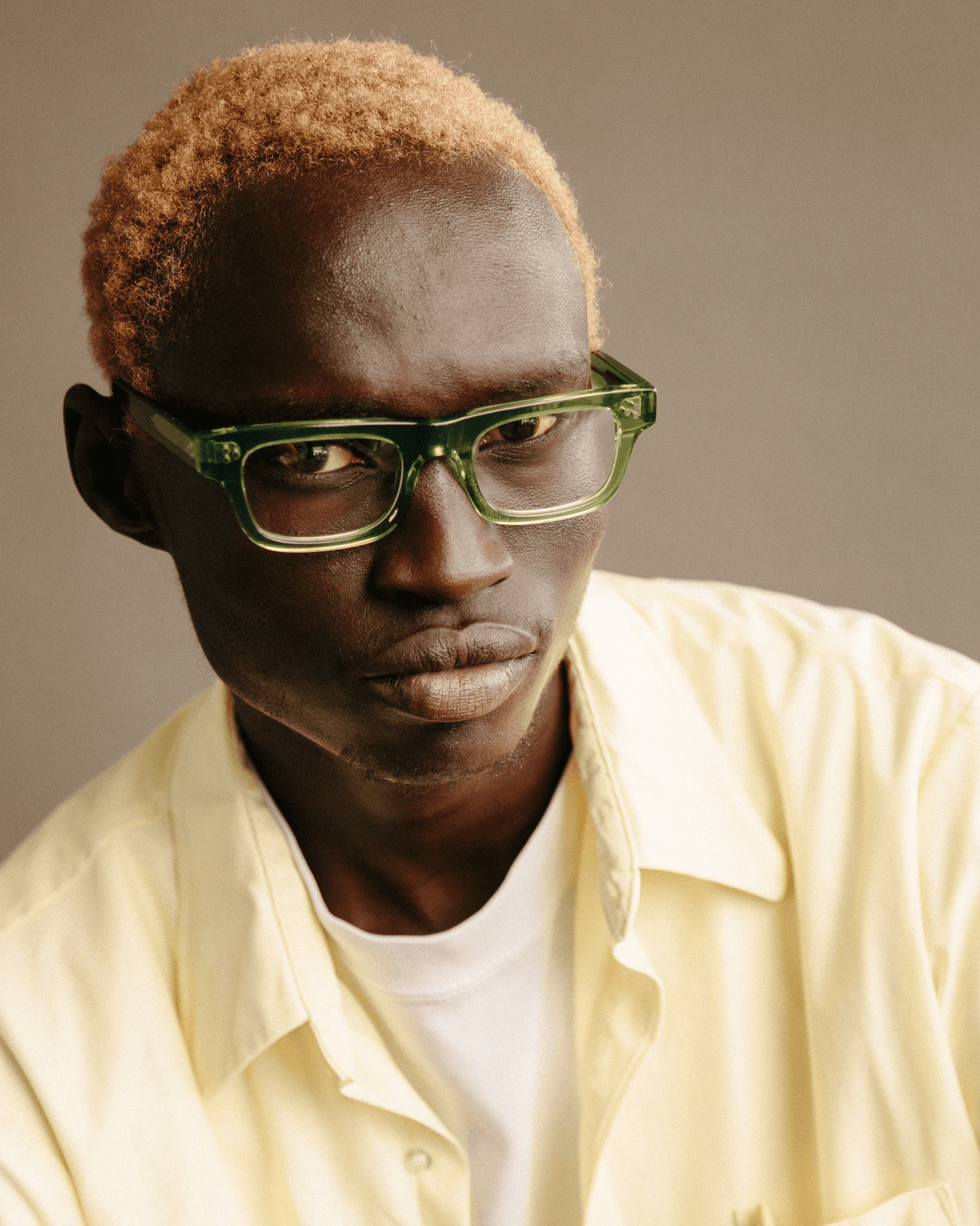 Model wearing MAMY eyewear